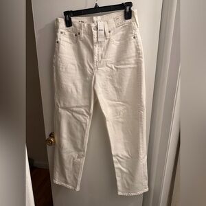 J. Crew Women’s Cream Straight Jeans